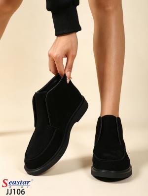 JJ106 BLACK 真皮 8 pairs